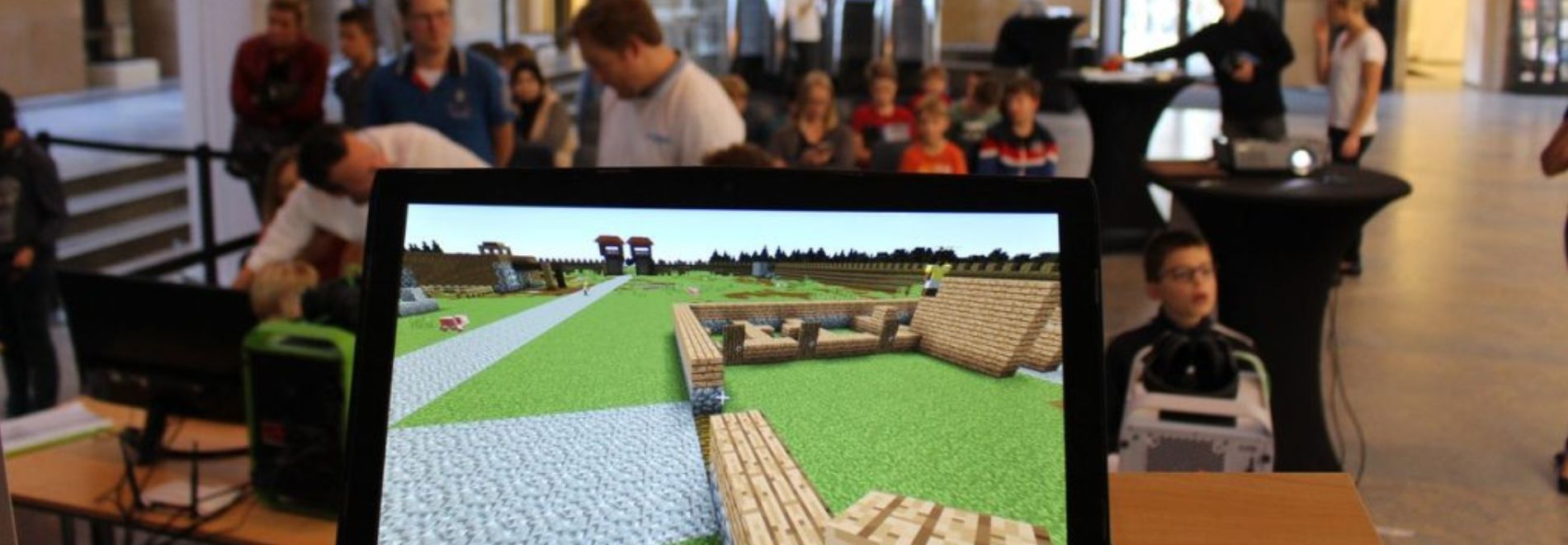 Duik met Minecraft in de Romeinse tijd